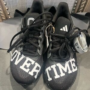 Adidas Black and White Athletic Shoes